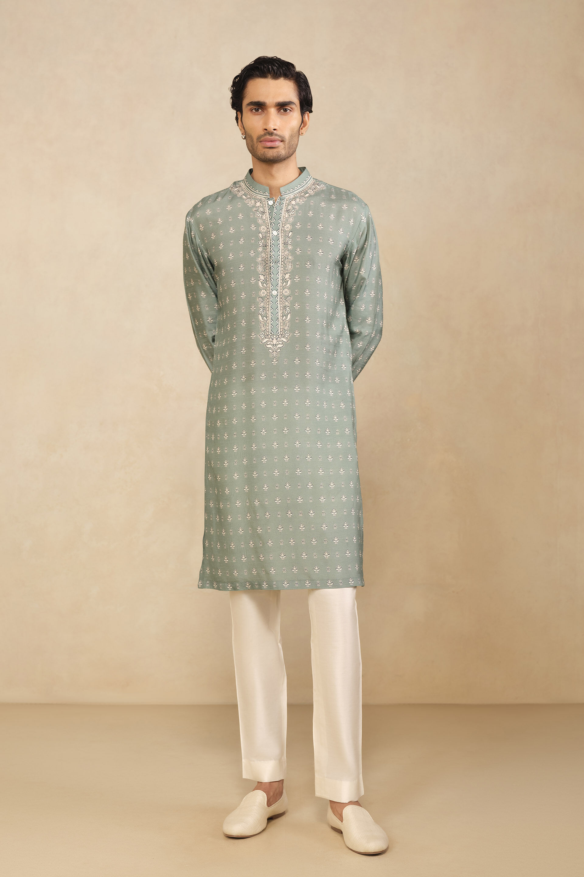 Almog Kurta - Mist Blue, Mist Blue, image 1